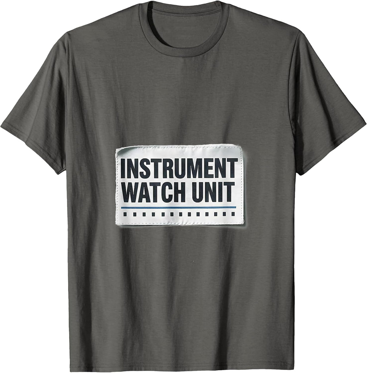 Men's Instrument Watch Unit Minimalist Surgical Tech Scrub Tech T-Shirt - Asphalt Grey
