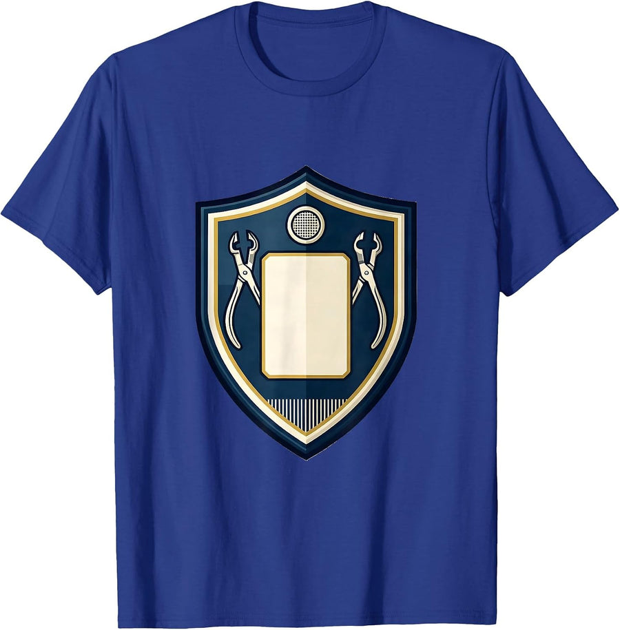 Surgical Tech Emblem Medical Scrub Tech Gift T-Shirt - Royal Blue
