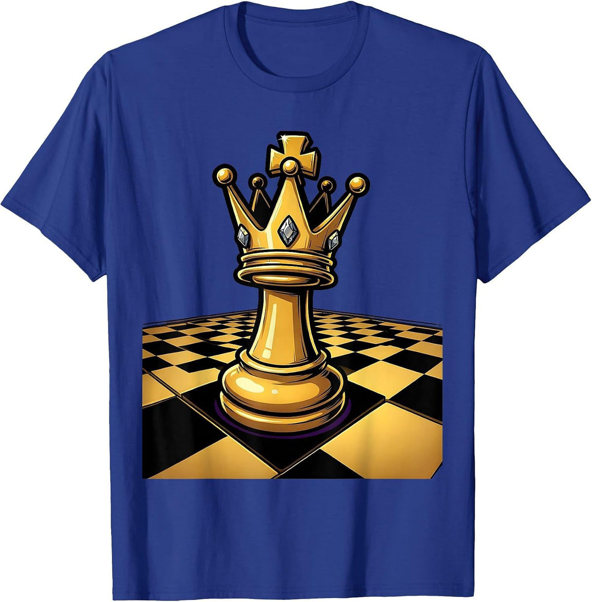 Chess King Senior 2026 Graduation Graphic T-Shirt - Royal Blue