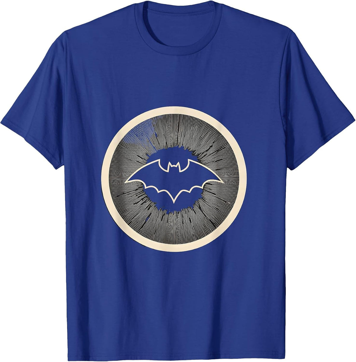 Bat Eye Contact Lens Optometry Halloween Humor T-Shirt - Royal Blue