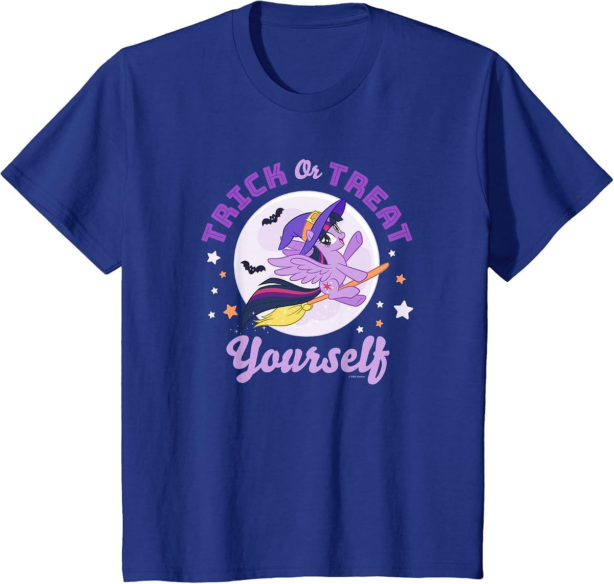 My Little Pony: Friendship is Magic Halloween Trick Or Treat T-Shirt - Royal Blue