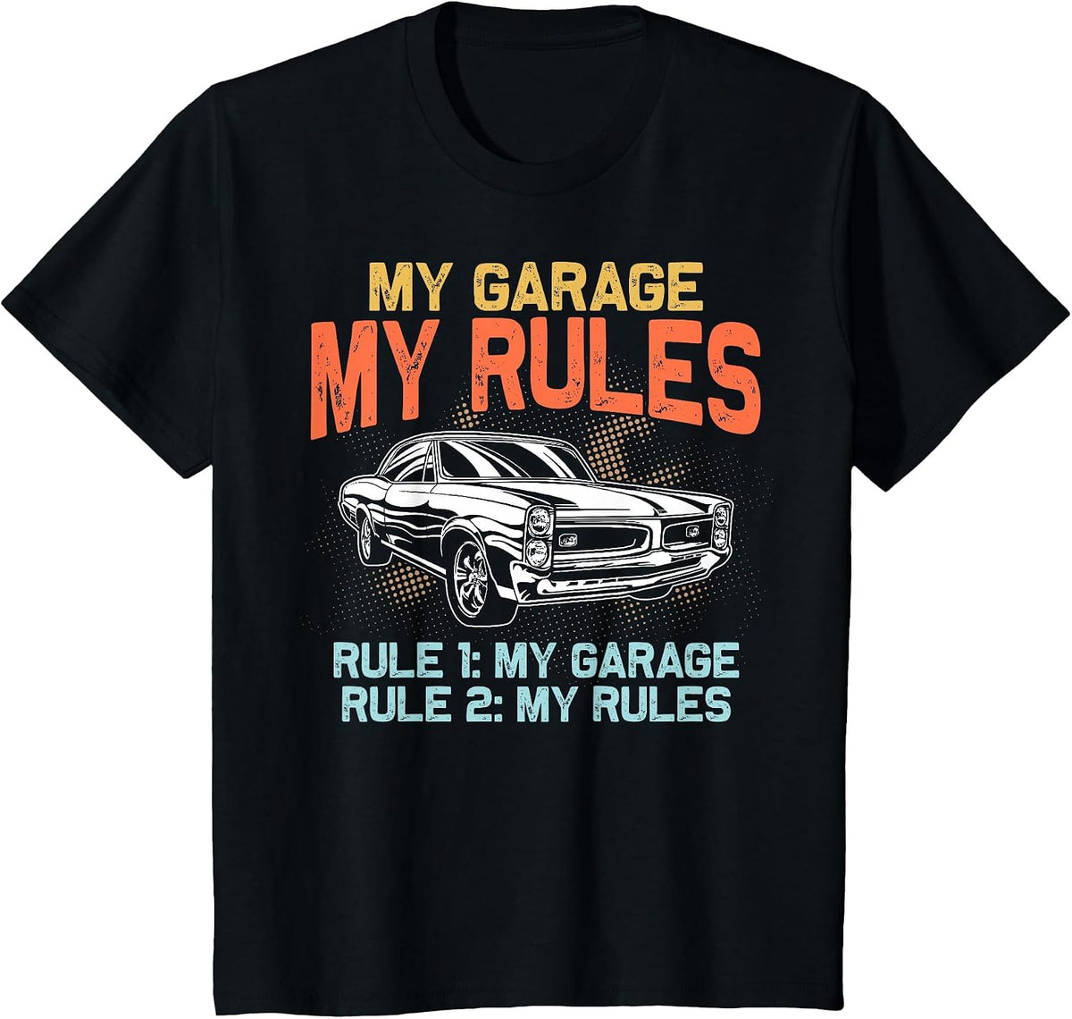 My Garage My Rules Car Mechanics Mechanic Workshop Mechanics T-Shirt - Black