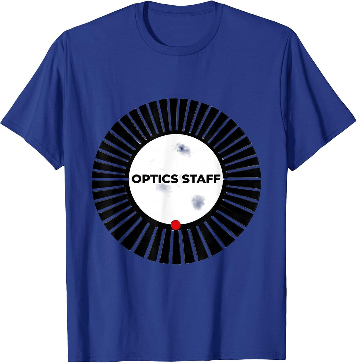 Optics Staff Swiss International Christmas Optometrist Eye T-Shirt - Royal Blue