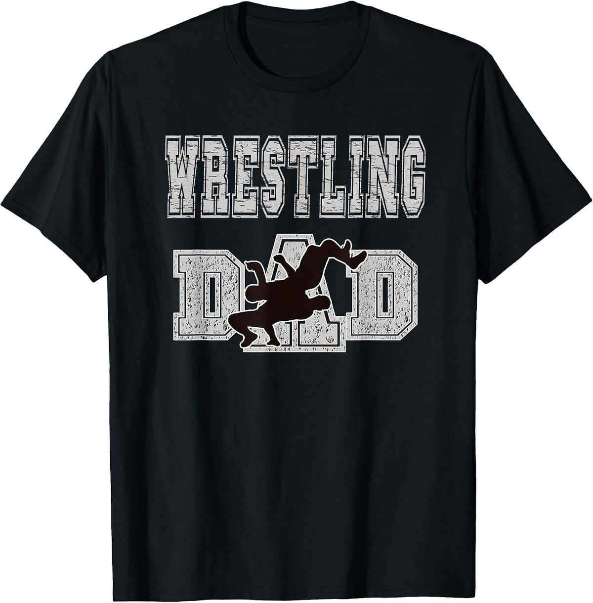 Wrestling Dad Shirt Take Down Wrestling Move Shirt T-Shirt - Black