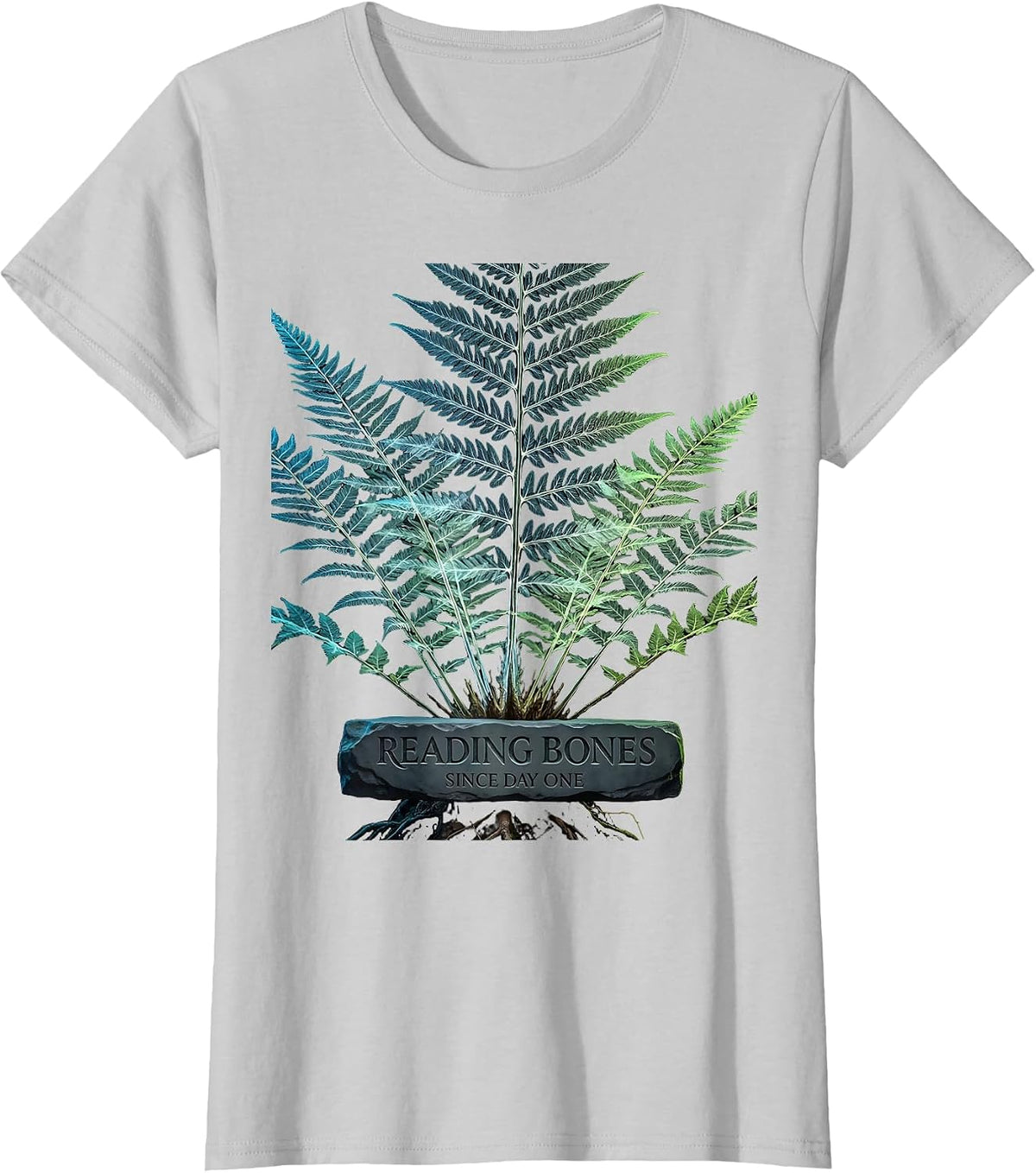 Reading Bones Since Day One Radiology Design T-Shirt - Silver Grey