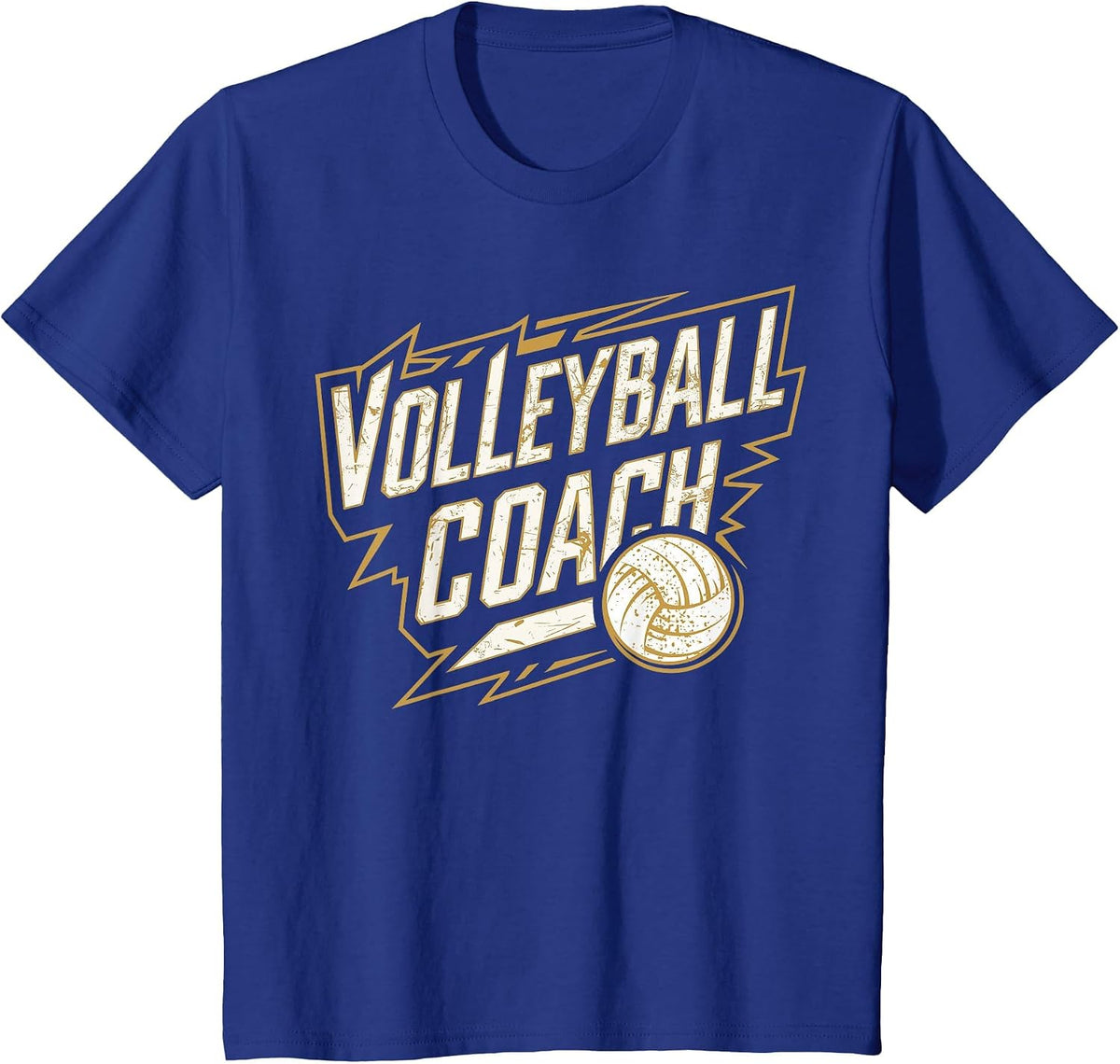 Volleyball Coach I Volleyball T-Shirt - Royal Blue
