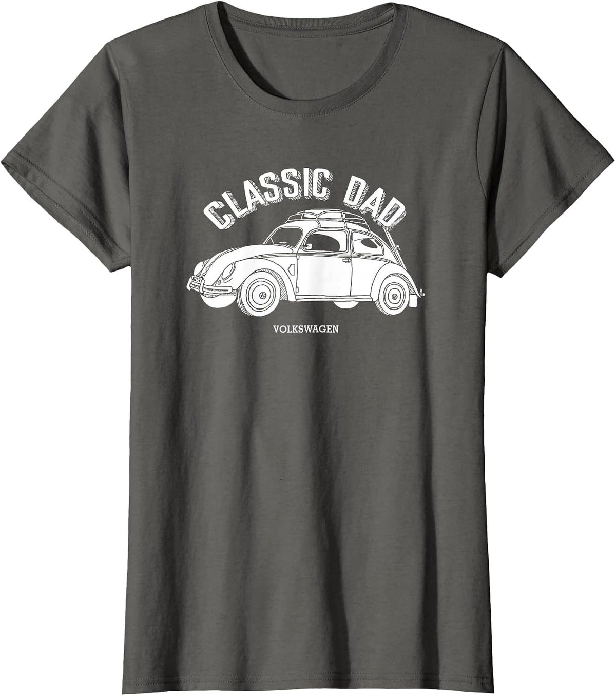 Volkswagen Classic Dad Beetle T-Shirt - Asphalt Grey