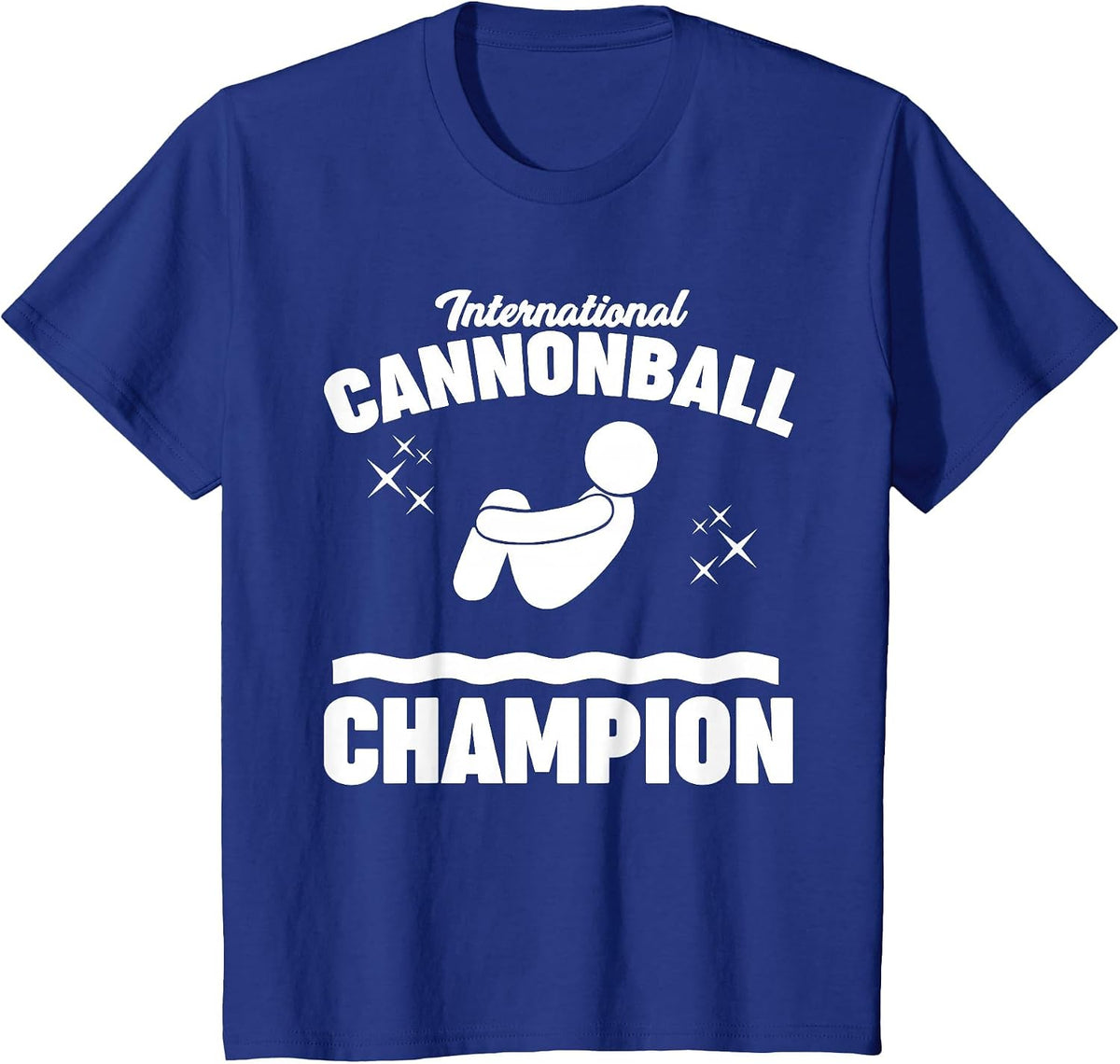 International Cannonball Champion T-Shirt - Royal Blue