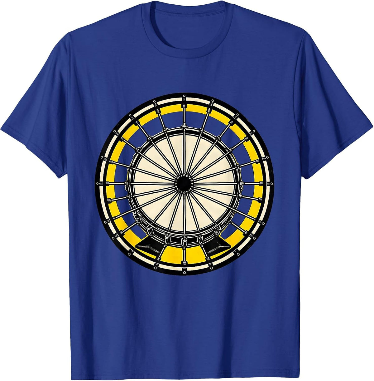 Sealed Drum Badge Vintage Drummer Gift T-Shirt - Royal Blue