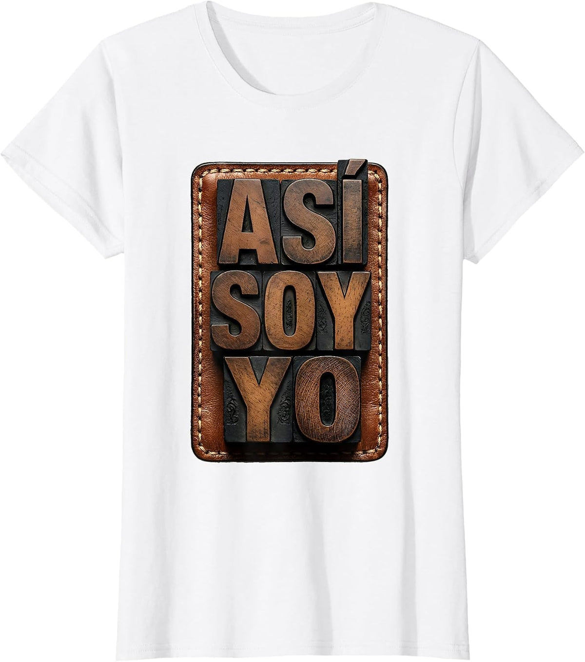 Women's Así Soy Yo Funny Mexican Spanish Pride Bilingual Humor T-Shirt - White