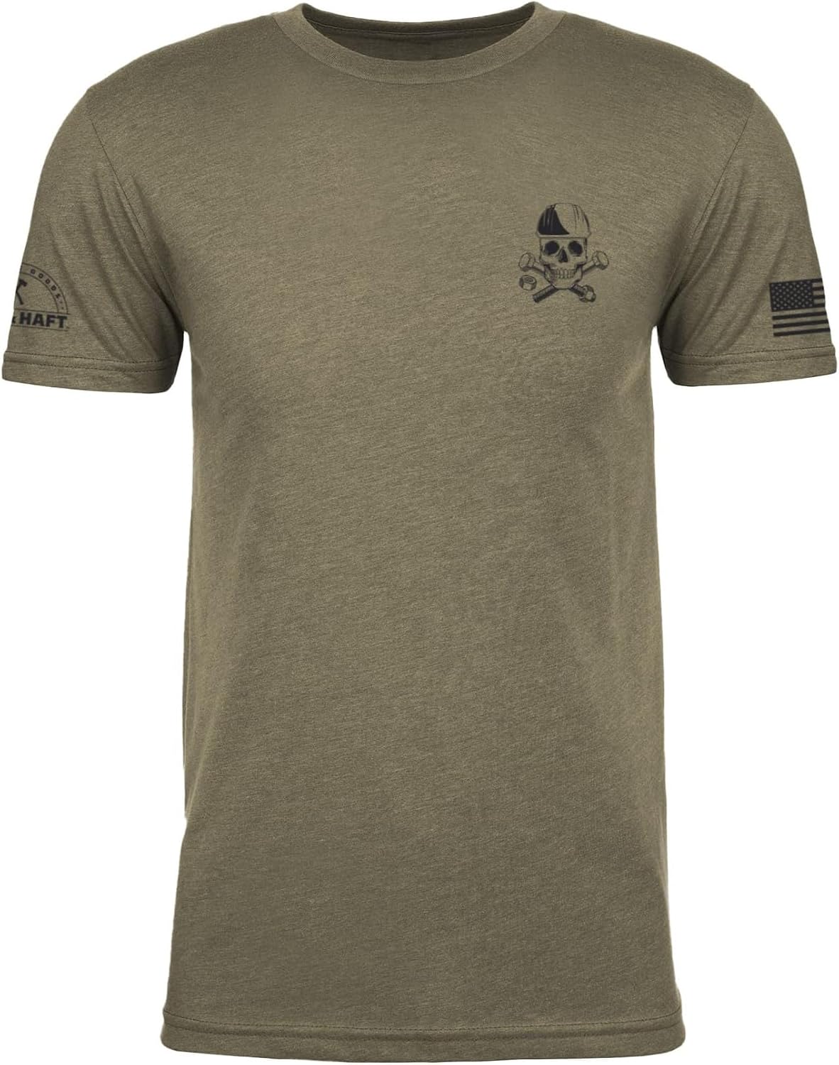 Iron & Haft Men's Short Sleeve T-Shirt, Multiple Styles & Sizes - Green