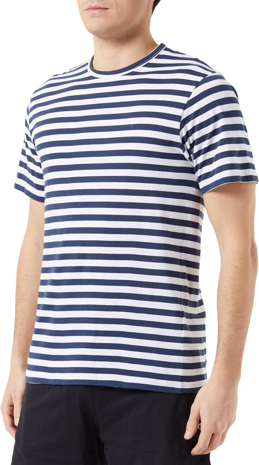 Mil-Tec Mens T-shirt-11016000 - Blue \/ White