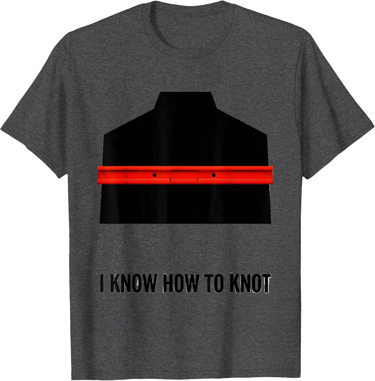 I Know How To Knot Funny Massage Therapist Occupational T-Shirt - Dark Heather Grey