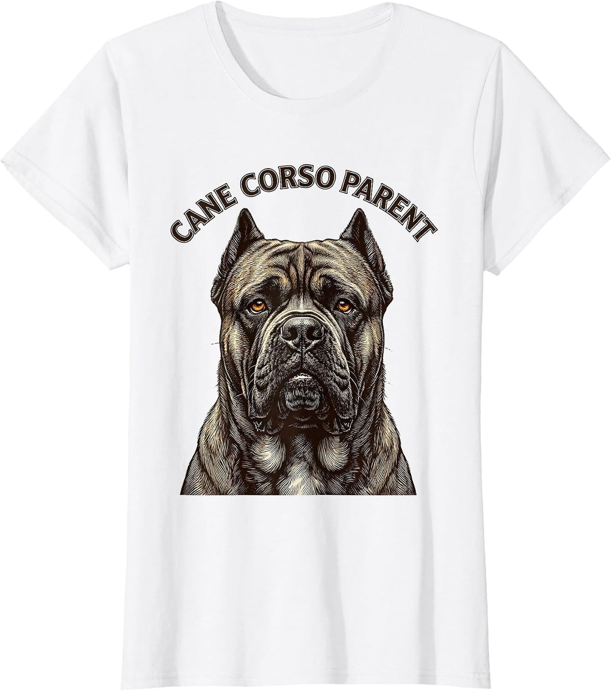 Cane Corso Parent Italian Mastiff Dog Lover Dad Gift T-Shirt - White