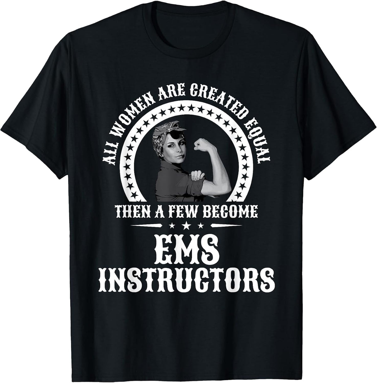 EMS Instructor Shirt for Women Instructors T-Shirt - Black