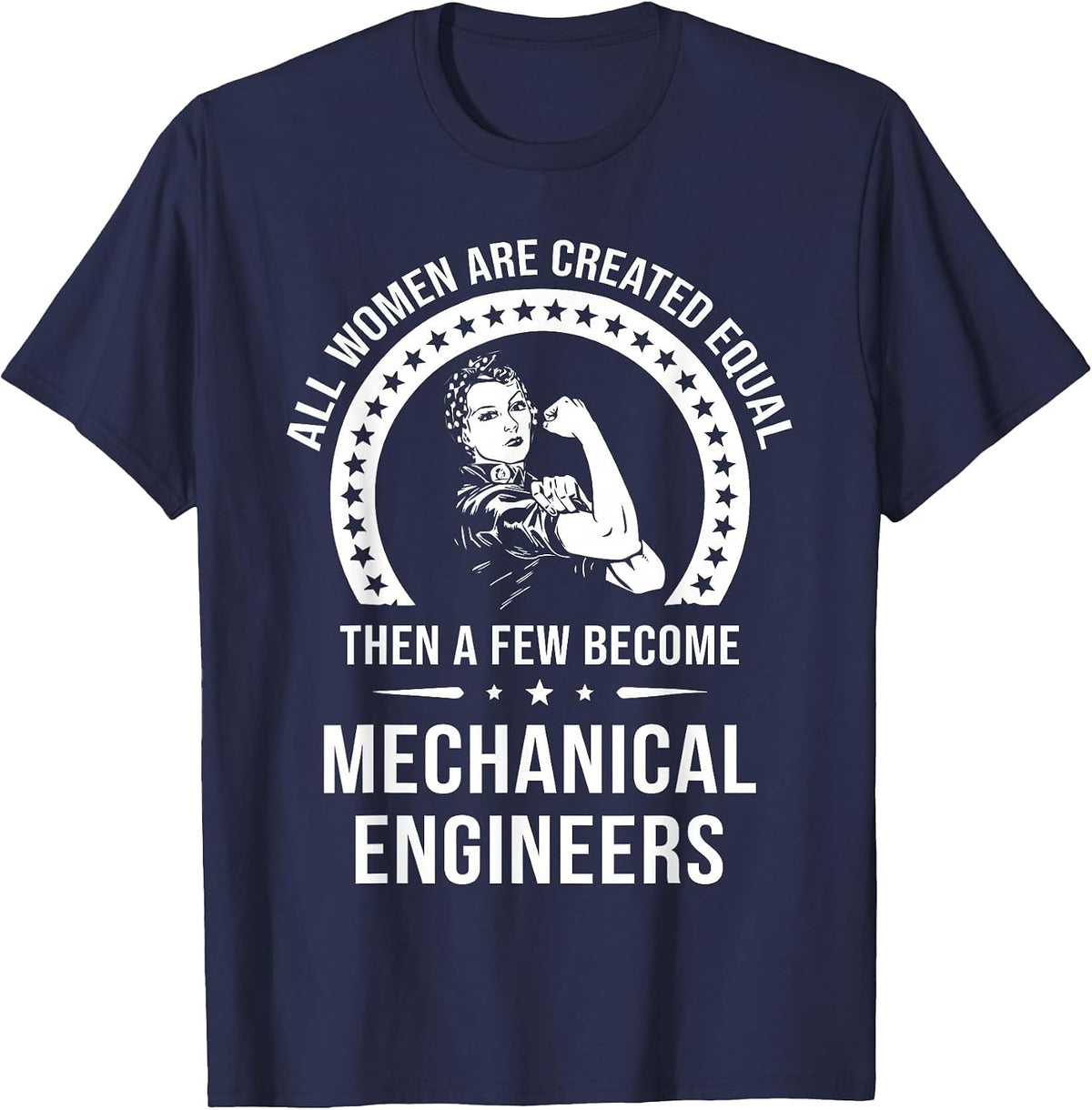 Mechanical Engineering Shirt for Women | Mechanical Engineering T-Shirt - Navy Blue