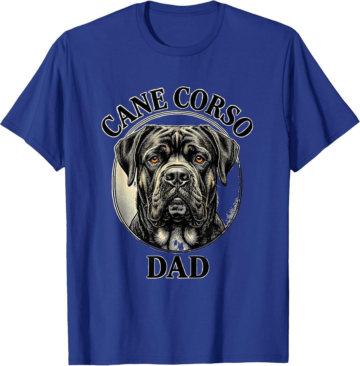 Cane Corso Dad Italian Mastiff Dog Lover Gift T-Shirt - Royal Blue