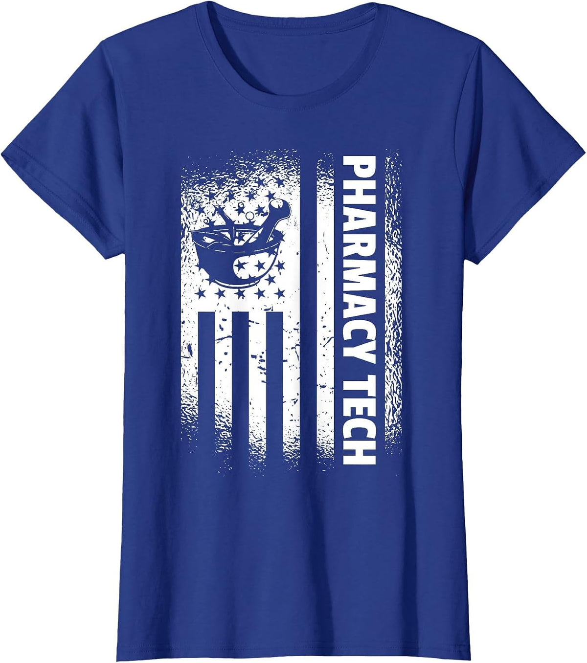 Pharmacy Technician American Flag Cute Pharmacy Technician T-Shirt - Royal Blue