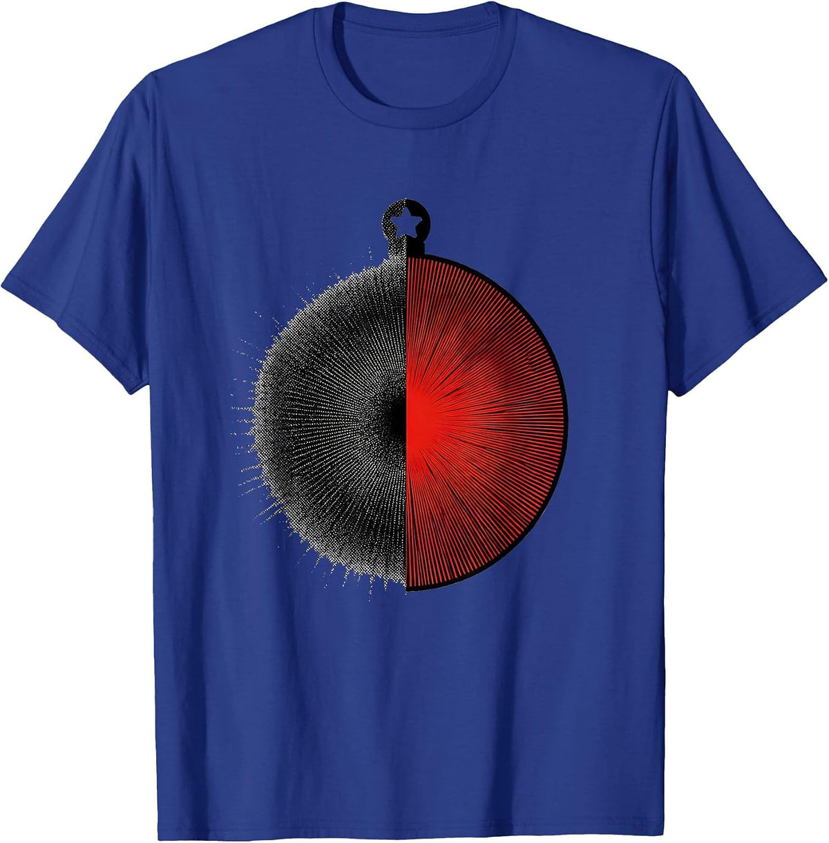 Men's Paired Lensometer Aperture Optometrist Christmas Humor T-Shirt - Royal Blue