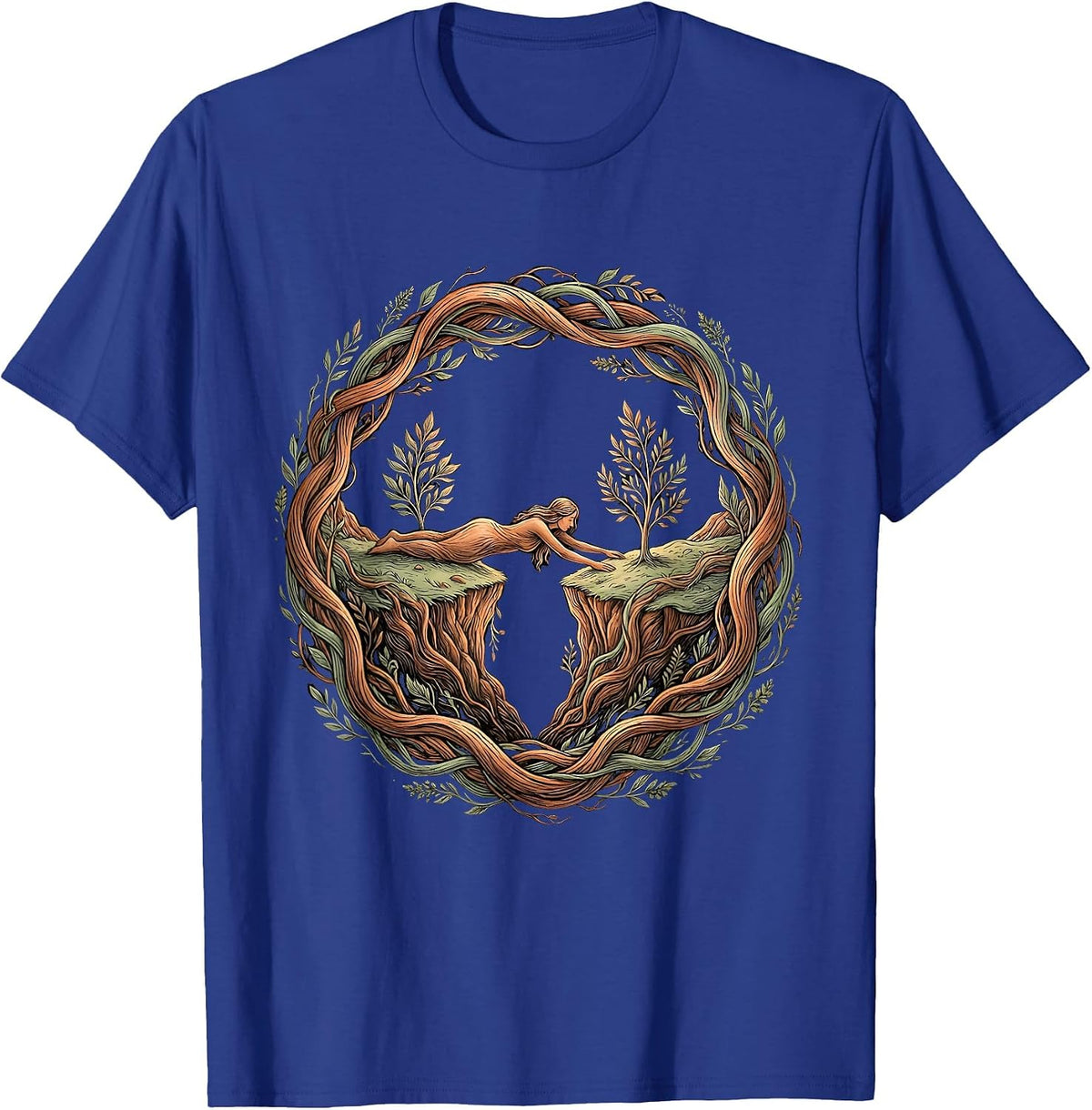 Bridge the Gap Human Connection Graphic T-Shirt - Royal Blue