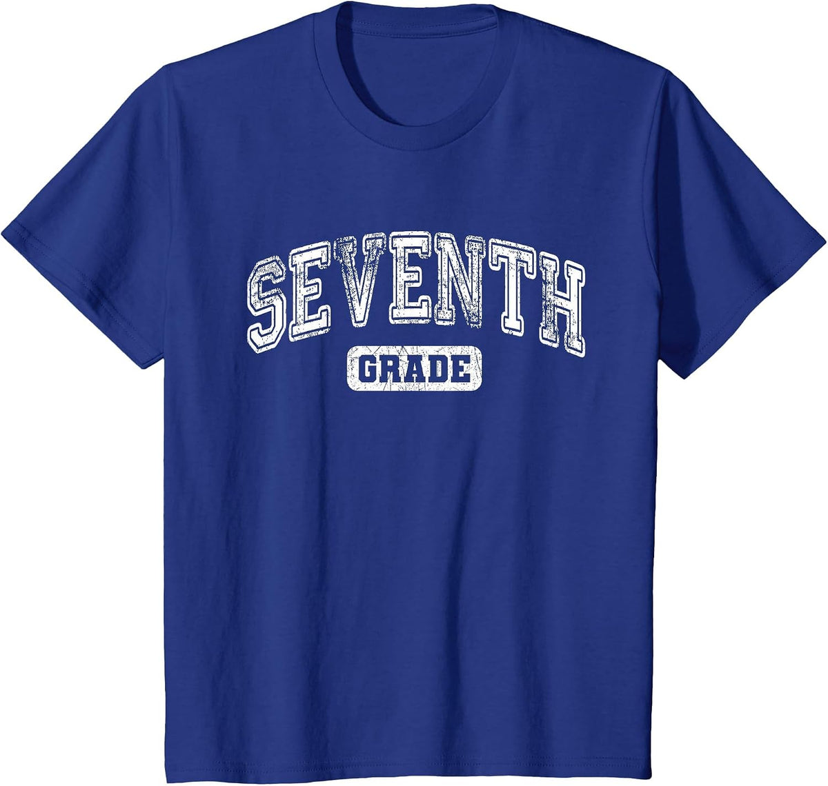 Seventh Grade Teacher First Day of 7th Grade Back to School T-Shirt - Royal Blue