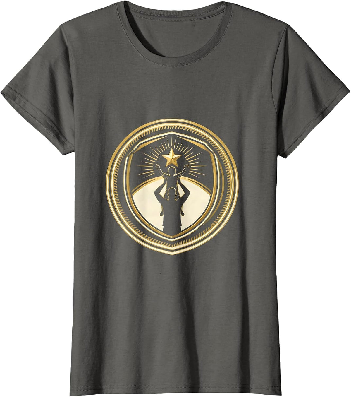 Women's Paraprofessional Lifting Kids Toward Their Dreams T-Shirt - Asphalt Grey