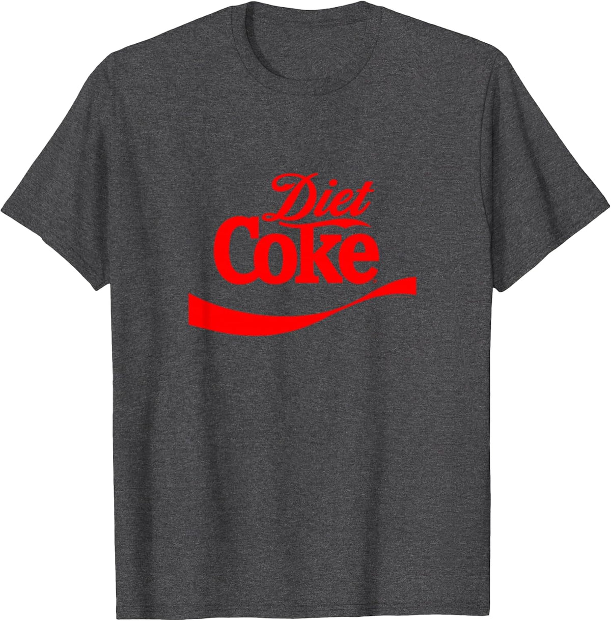 Coca-Cola Classic Diet Coke Red Label T-Shirt - Dark Heather Grey