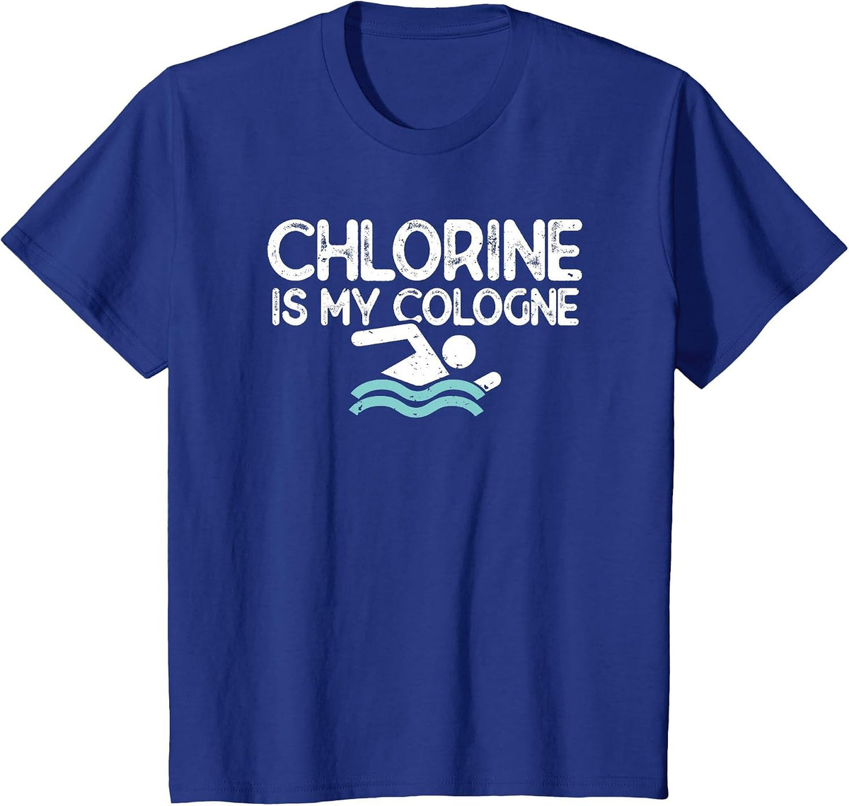 Men Swimming Saying Funny Swimmer T-Shirt - Royal Blue
