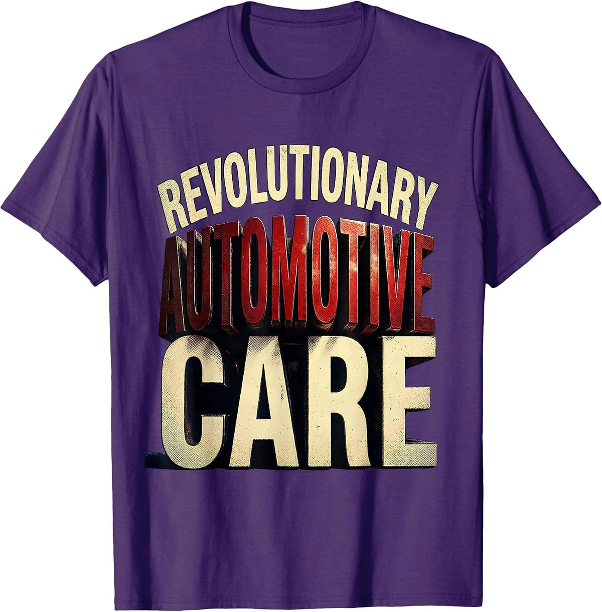 Men's Valley Forge Revolutionary Automotive Care Design T-Shirt - Purple
