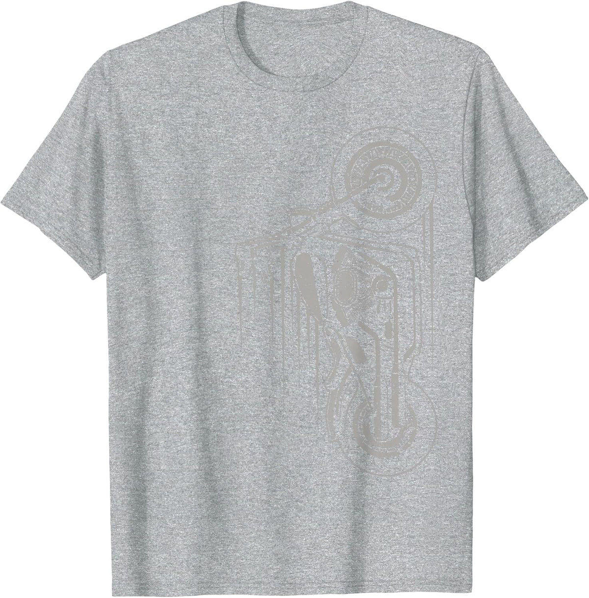 Low Rider Chopper Bike Motorcycle Rider Biker Men Husband T-Shirt - Heather Grey