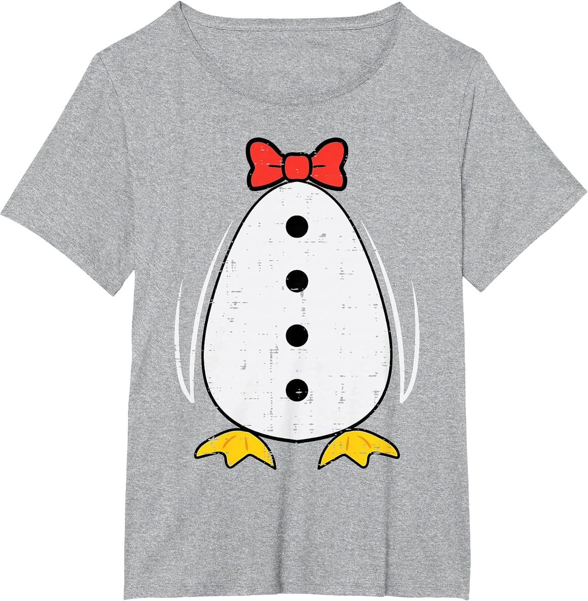 Penguin Costume Halloween Boys Girls Kids Toddler Women Men T-Shirt - Heather Grey