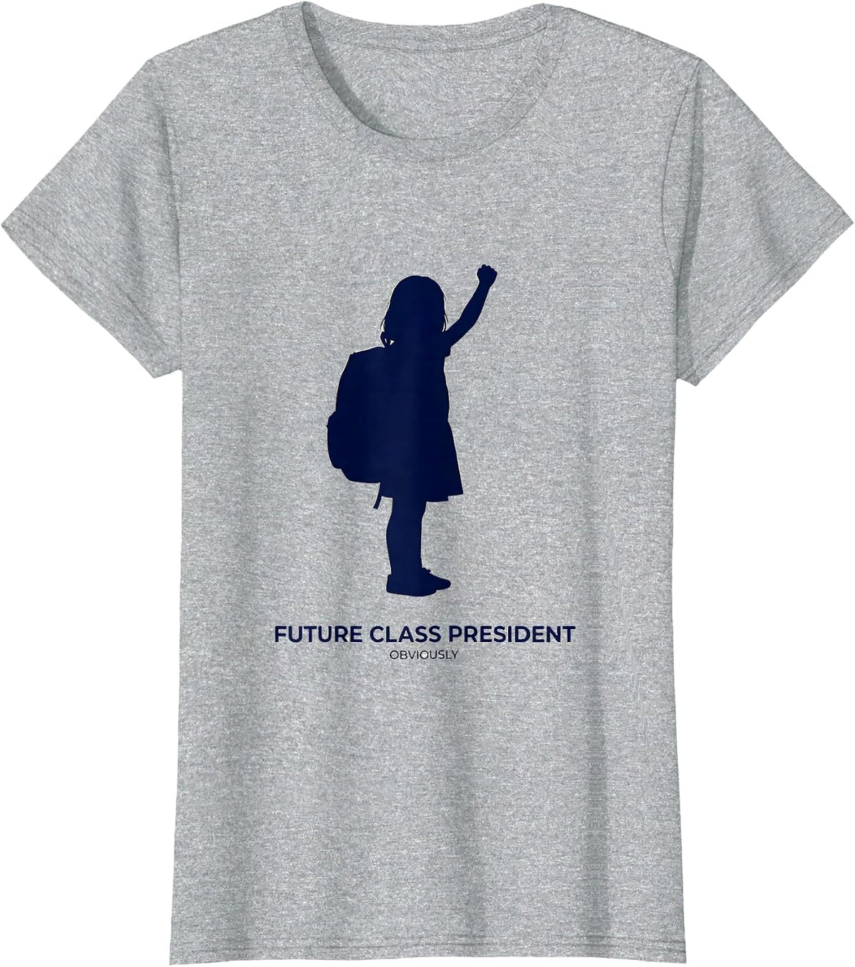 Future Class President First Day of Kindergarten T-Shirt - Heather Grey