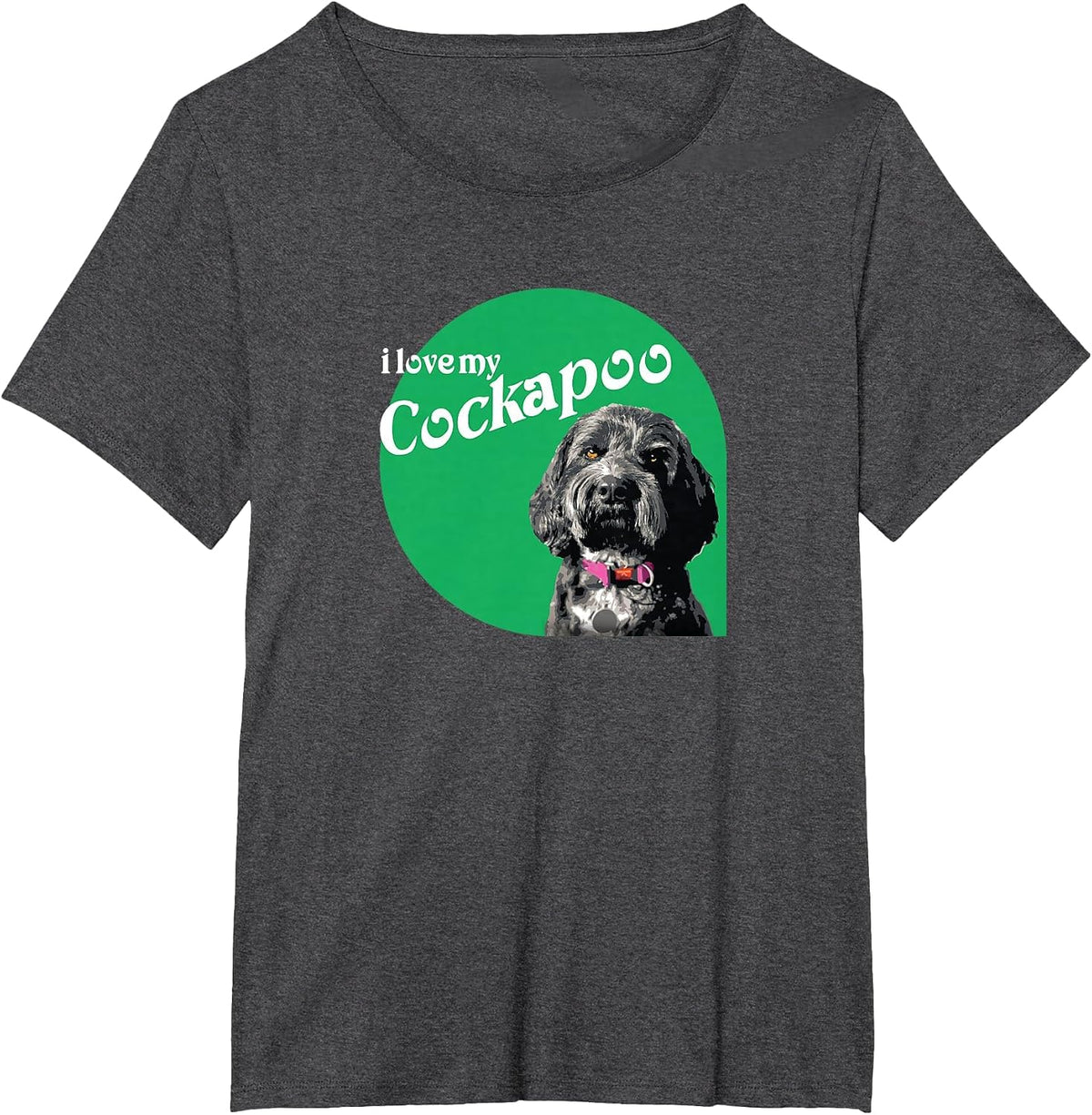 i Love My Cockapoo T-Shirt - Dark Heather Grey