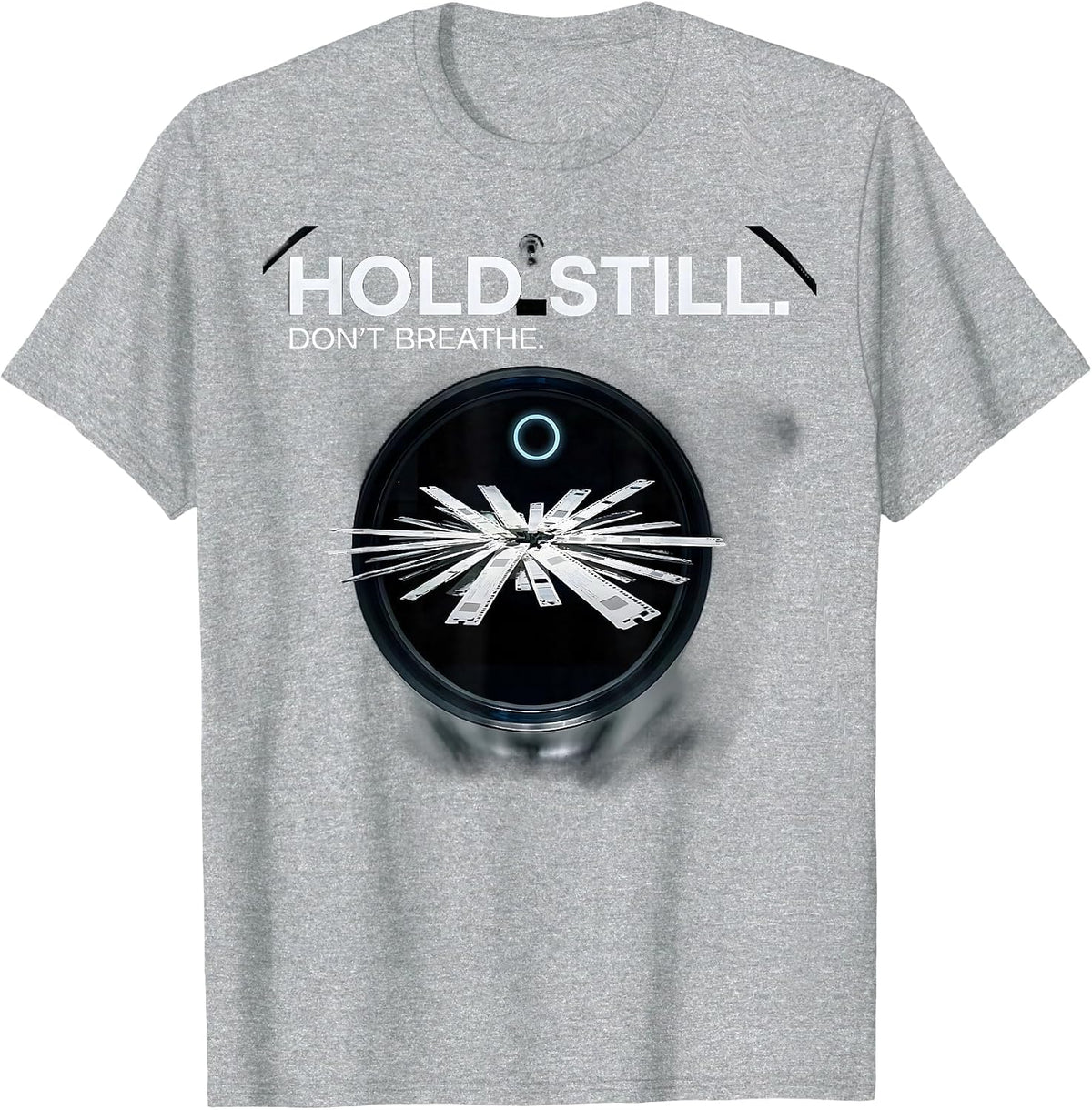 Men's Hold Still Don't Breathe Swiss International Radiologic T-Shirt - Heather Grey