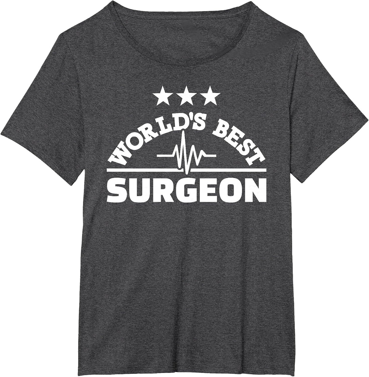 World's Best Surgeon T-Shirt - Dark Heather Grey