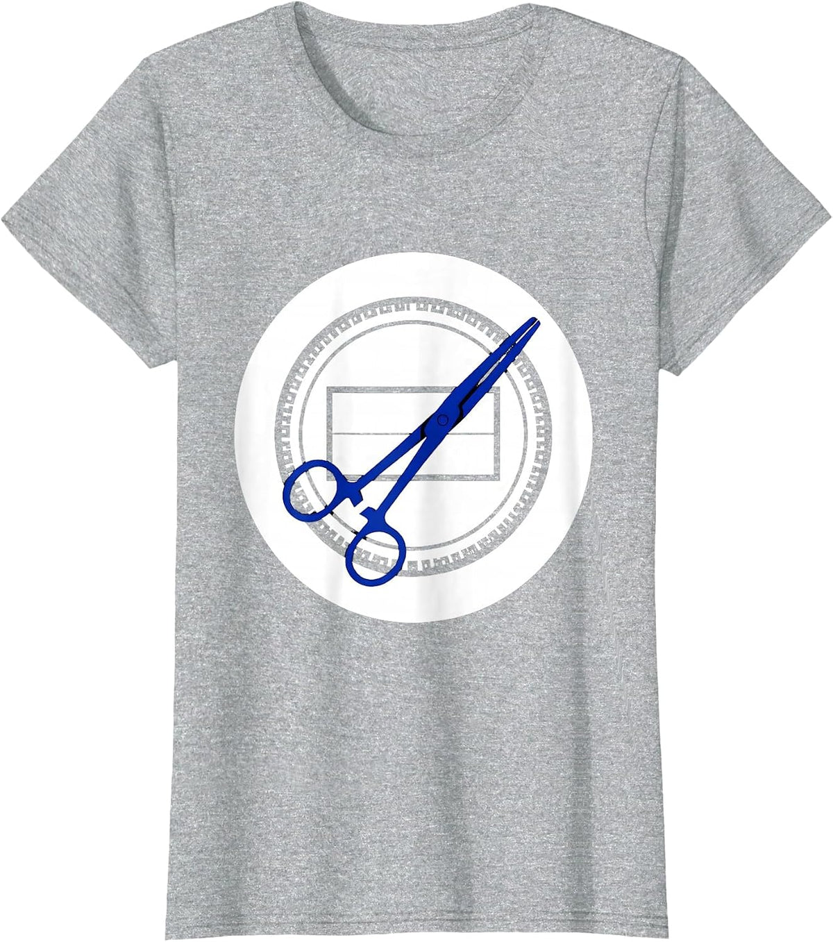 Surgical Tech Badge Scrub Tech Pride T-Shirt - Heather Grey
