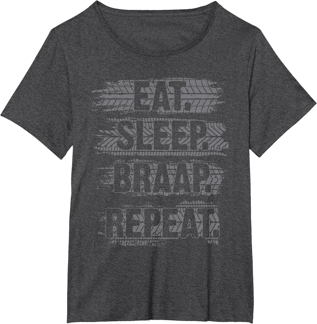 Cool Dirt Bike Art for Men Women Motor Bike Dirtbike Racing T-Shirt - Dark Heather Grey