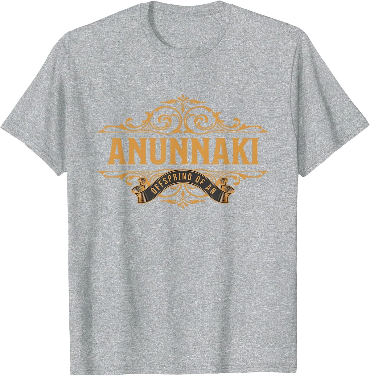 Anunnaki Ancient Mesopotamian Gods T-Shirt - Heather Grey
