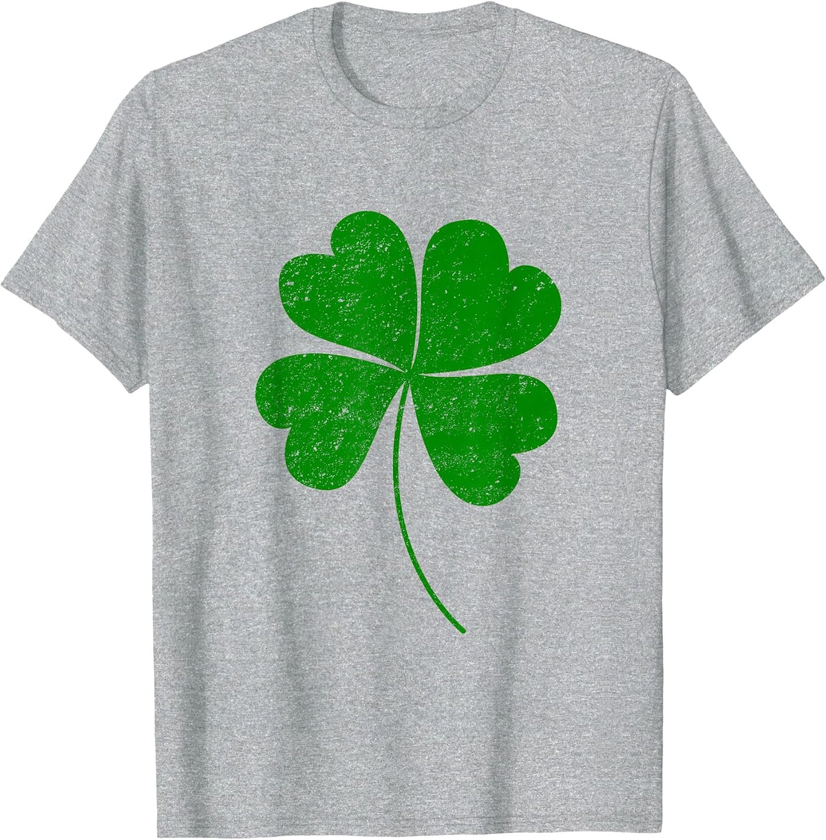 4 Leaf Clover T-Shirt - Heather Grey