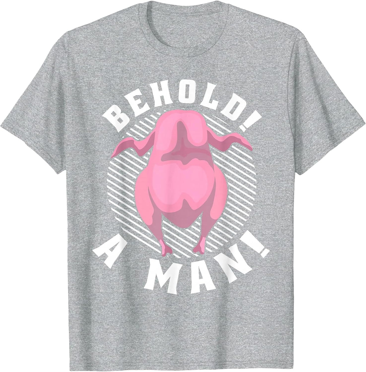 Diogenes Behold A Man Philosophy Troll Philosophy Lovers T-Shirt - Heather Grey