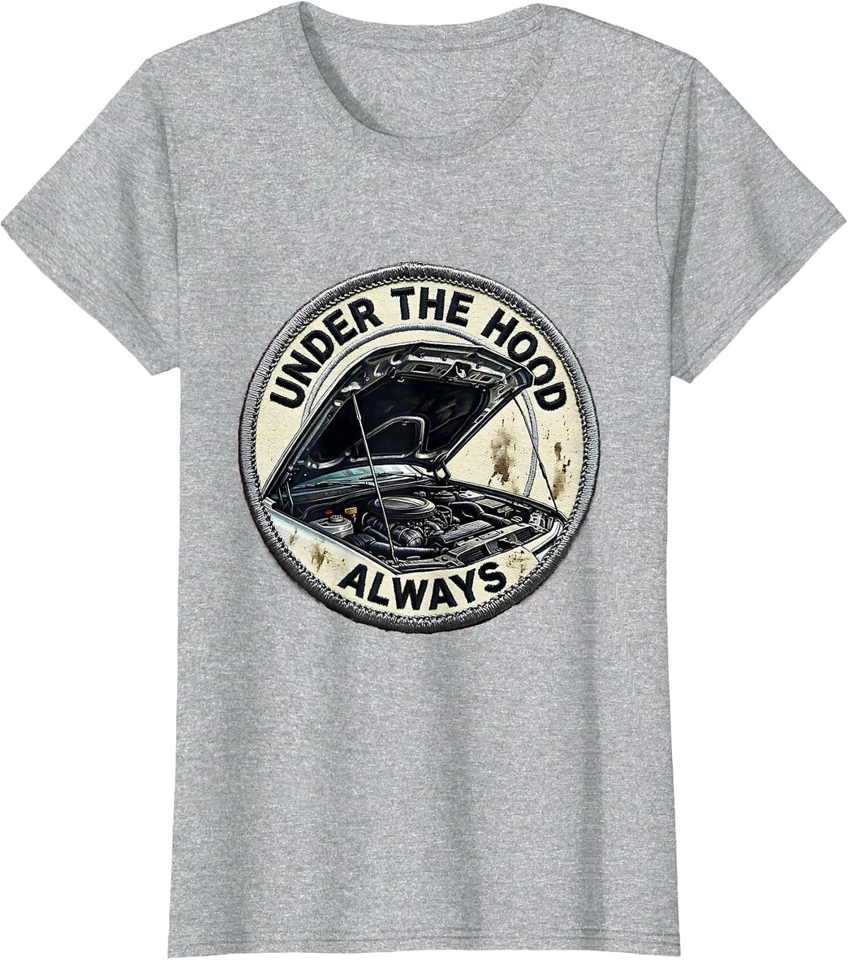 Valley Forge Automotive Under the Hood Always T-Shirt - Heather Grey