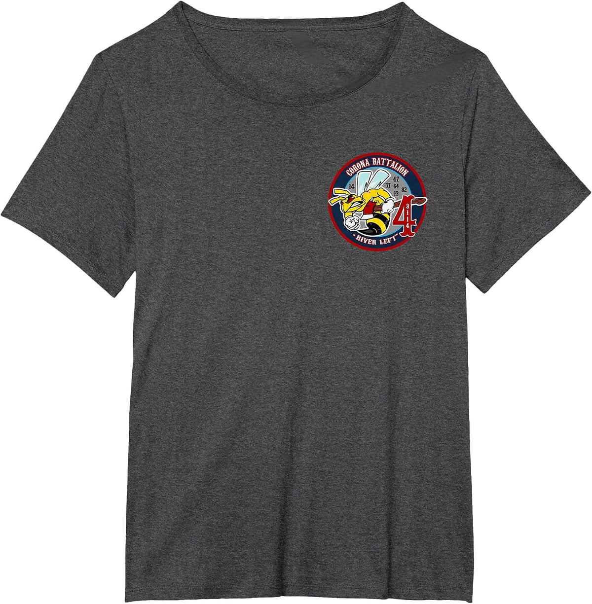 Norco - Corona Battalion 4 Off Duty Firefighter Shirt T-Shirt - Dark Heather Grey