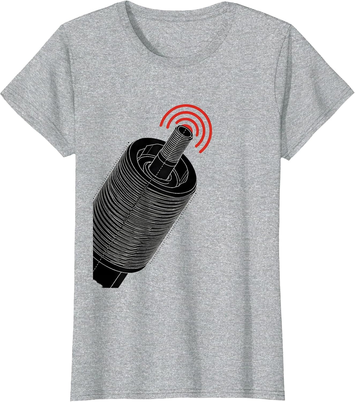Women's Precision Pipe Threader Die Swiss International Plumber T-Shirt - Heather Grey