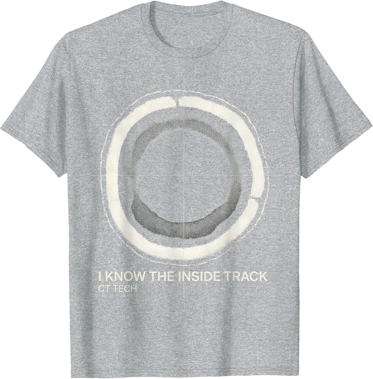 Men's I Know The Inside Track CT Tech Radiology Technologist Gift T-Shirt - Heather Grey