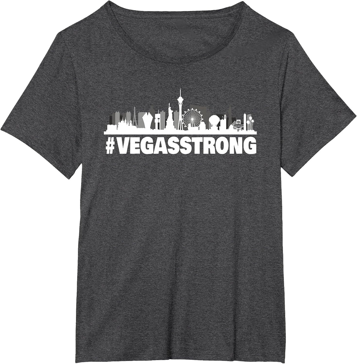 Vegas Strong T-Shirt T-Shirt - Dark Heather Grey