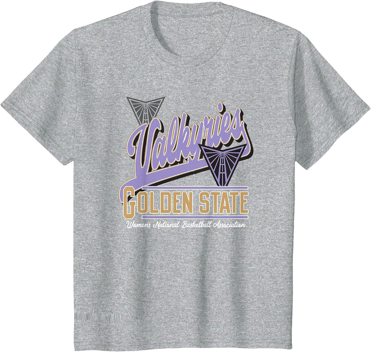 WNBA Official Golden State Valkyries Rep Hard T-Shirt - Heather Grey