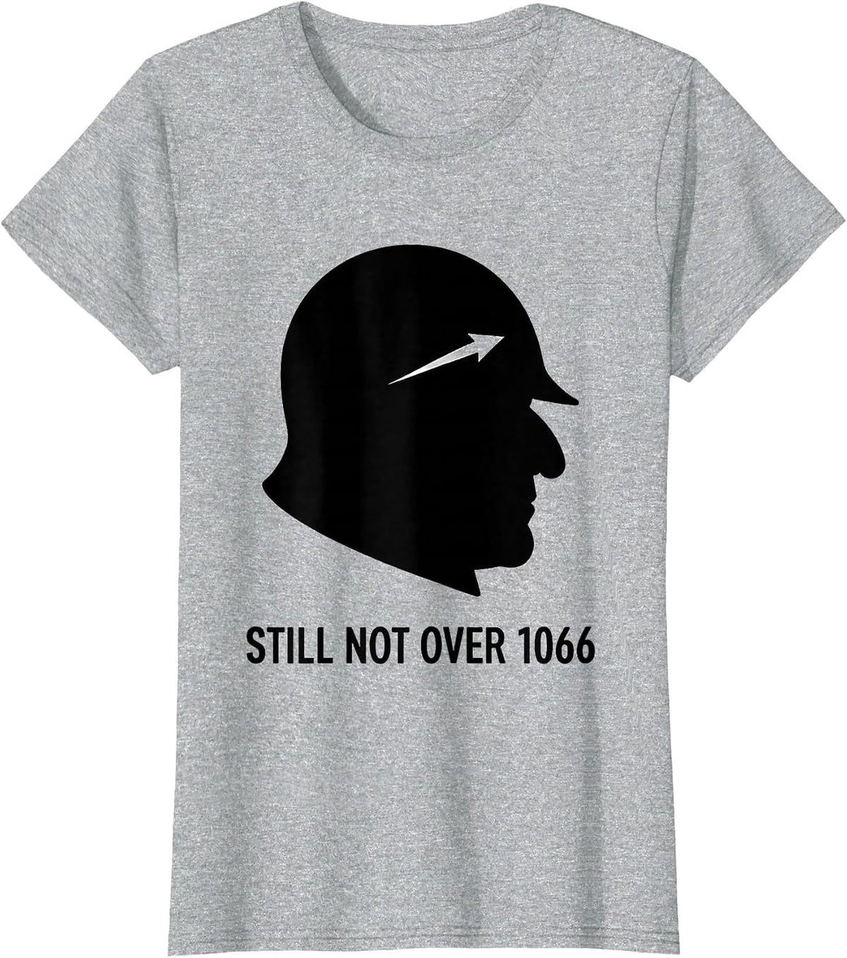 Still Not Over 1066 Funny History Teacher History Buff Humor T-Shirt - Heather Grey