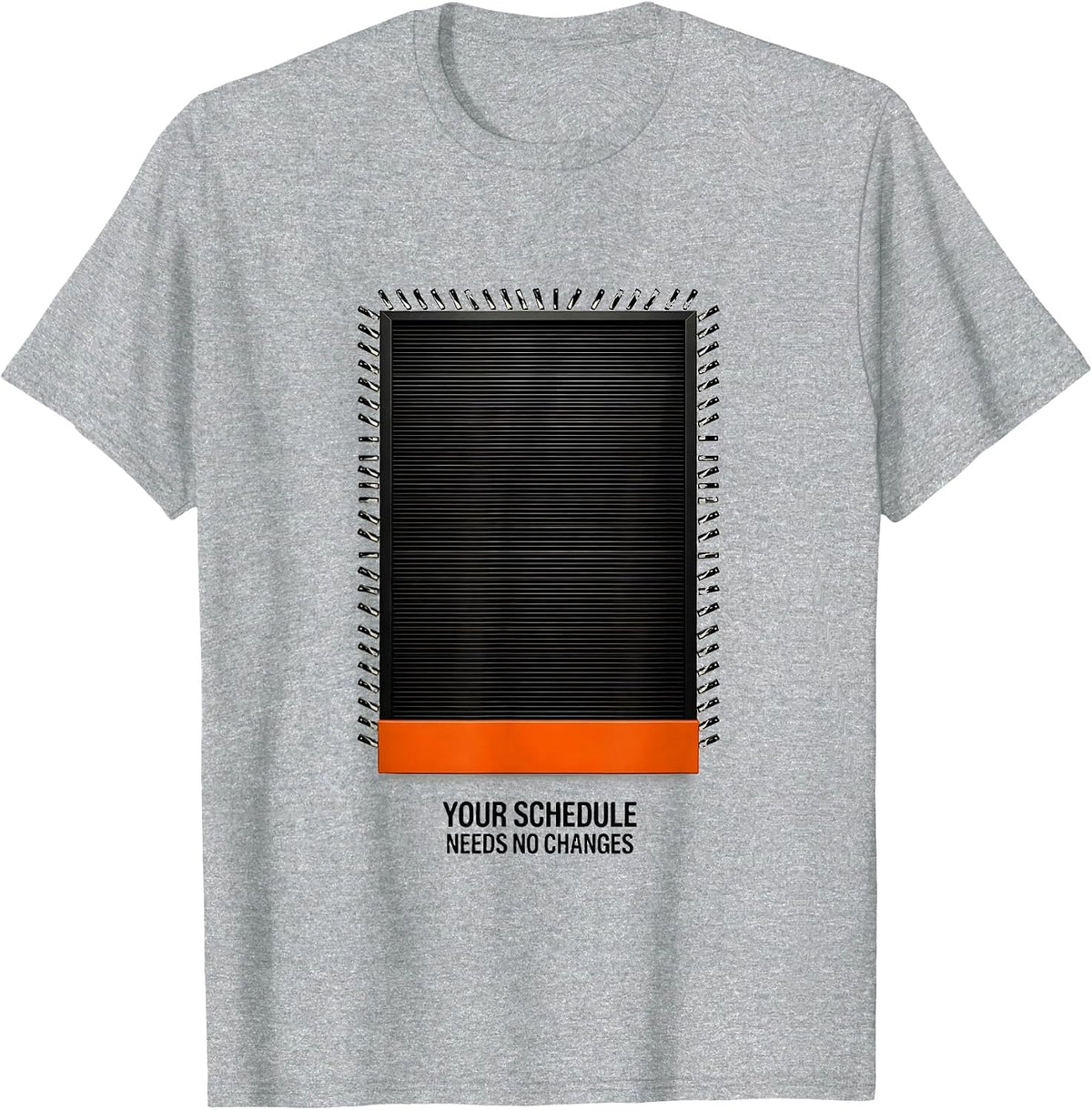 Men's Your Schedule Needs No Changes Funny School Counselor Retro T-Shirt - Heather Grey