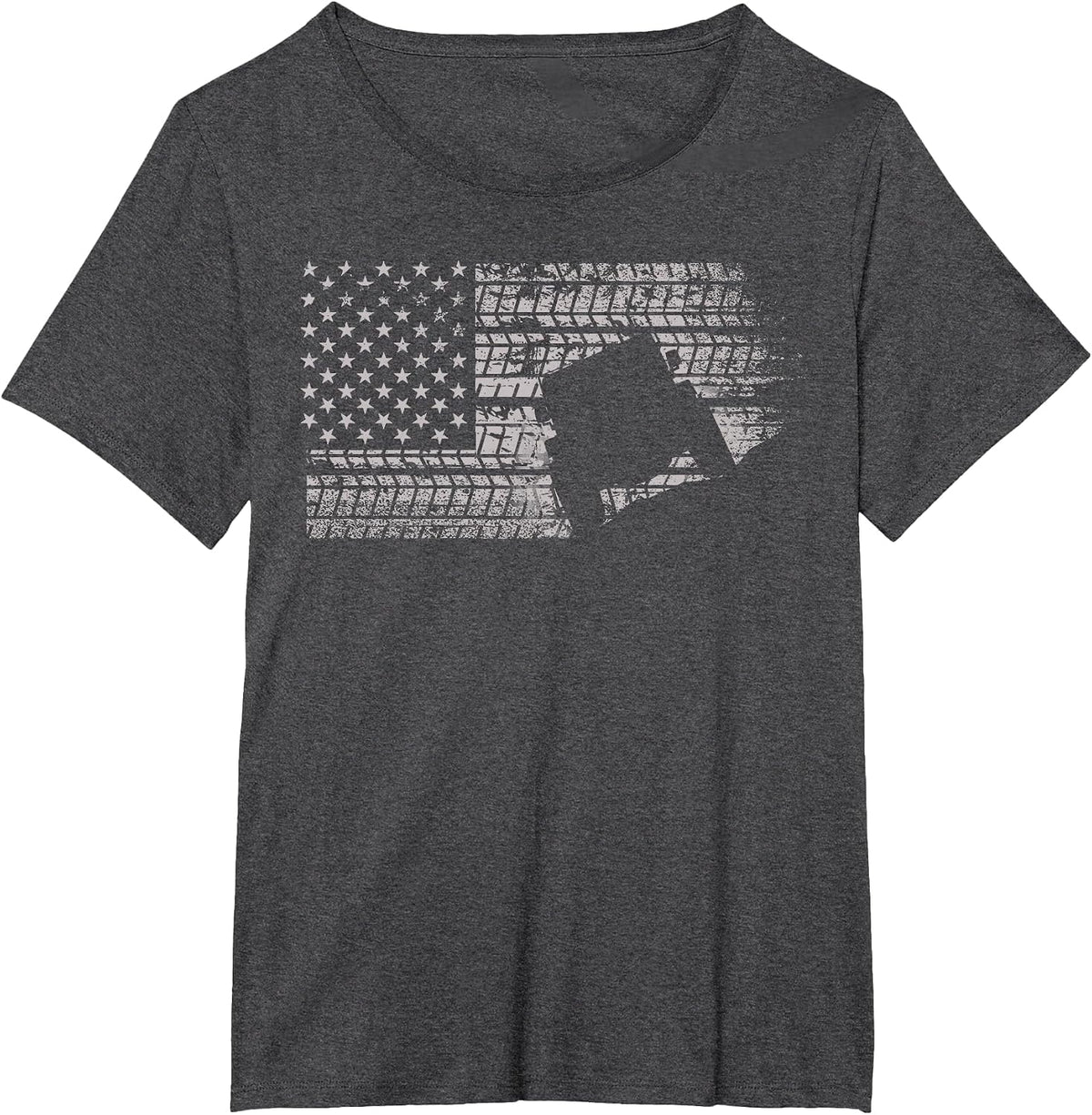 Off Roading Quad ATV Apparel Off Road Quad ATV T-Shirt - Dark Heather Grey