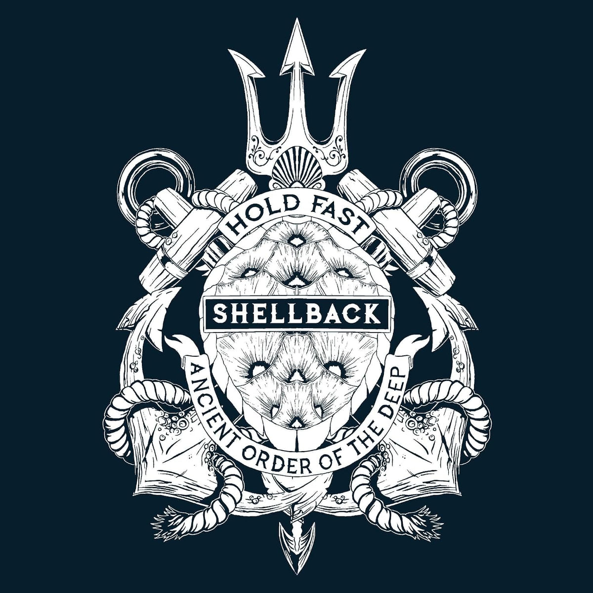 Grunt Style Shellback Seal USN Men's T-Shirt - size chart